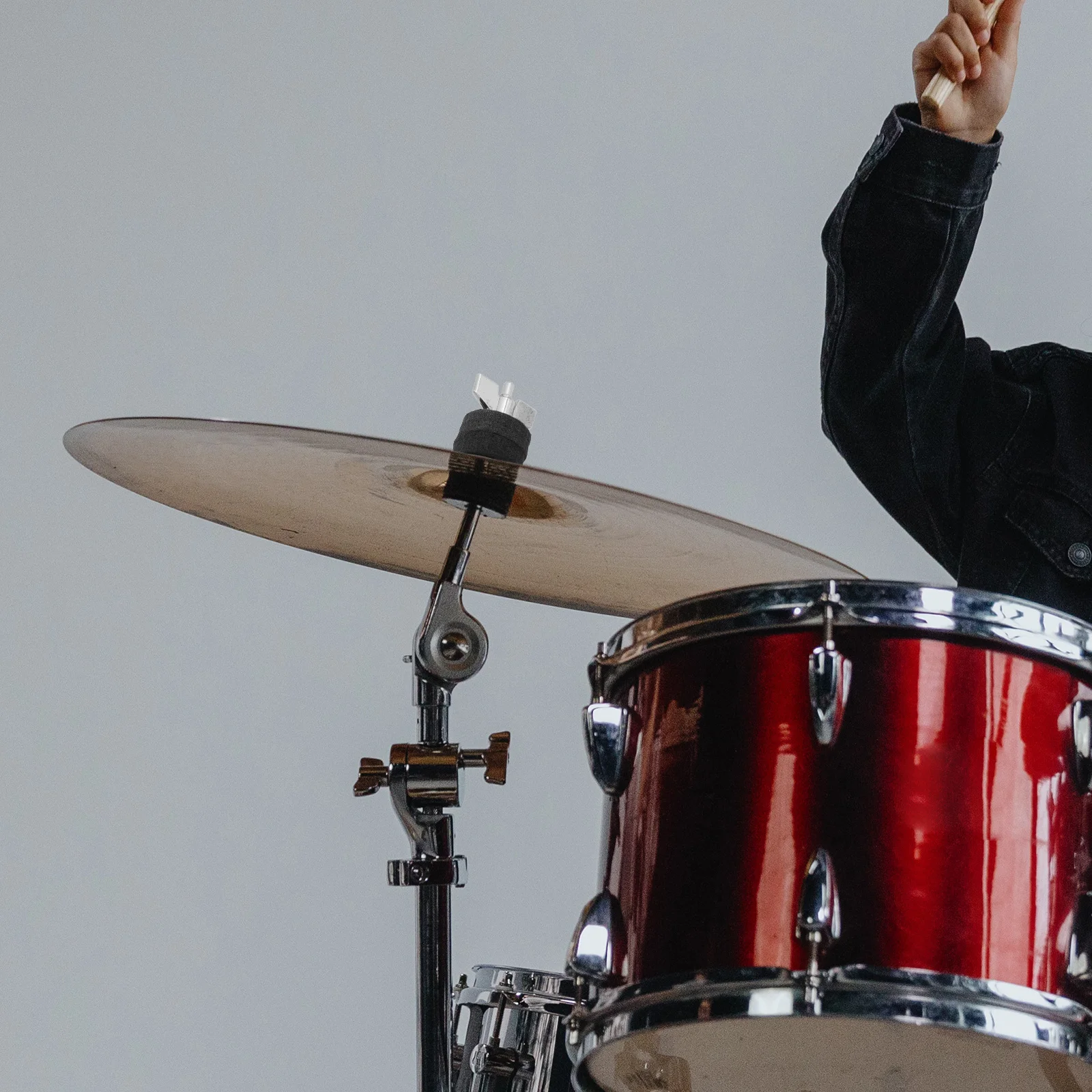 

Adjustable Cymbal Stacker Mount Double Layer Drum Kit Cymbal Adapter Extension Arm Holder Drummer Hardware Accessory