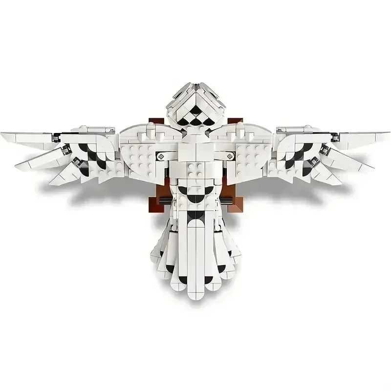 Hedwig Snowy Owl Deliver Carta Modelo Conjuntos de bloques de construcción compatibles con partículas Legoed Adecuado para regalos de Navidad 75979