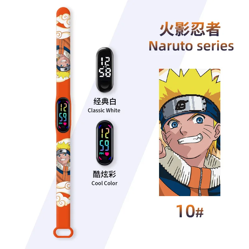 Naruto Amine Strap for Xiaomi Watchbands Mi Band 8 7 6 5 4 3 Silicone Strap Sasuke Kakashi Mi8 Mi7 Mi5 Wrist Strap Accessories