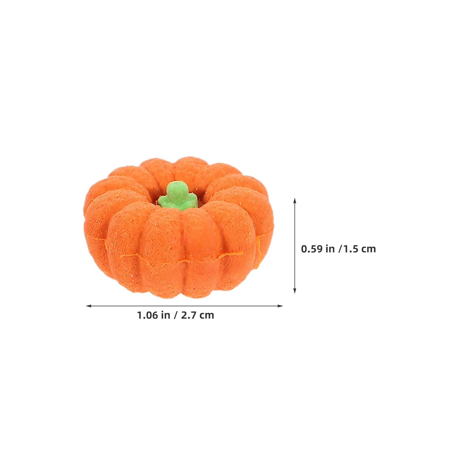 80 Pcs Fun Erasers for Cute 3d Pumpkin Autumn Creative Compact Classroom Prizes School Drawing Pencil