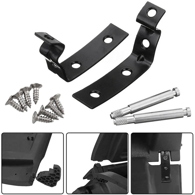 Glove Box Lid Hinge Snapped Repair Fix Kit Brackets For - A4 B6 2002 2003 -2005 B7 RS4 B7 2006 -2008