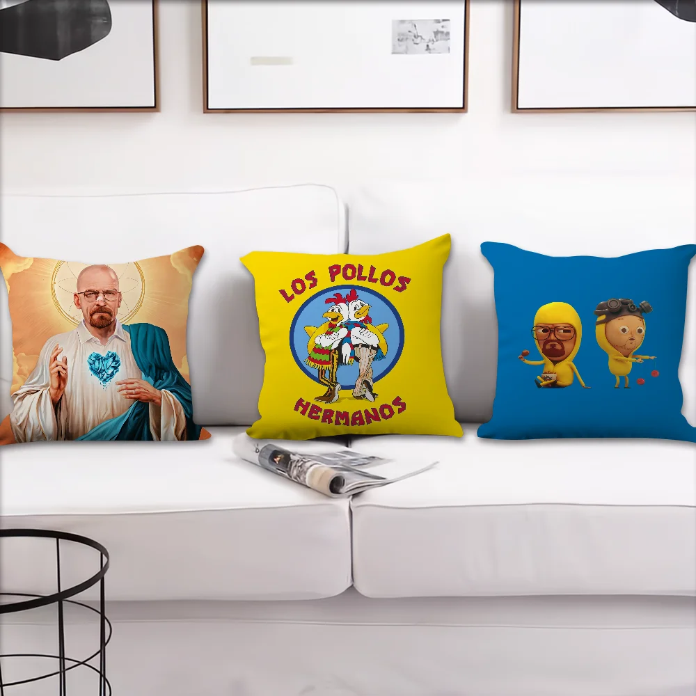 Classic Film Breaking Bad Los Pollos Hermanos Sofa Living Room Bedroom Headboard Backrest Cushion Square Cushion Nap Time Pillow