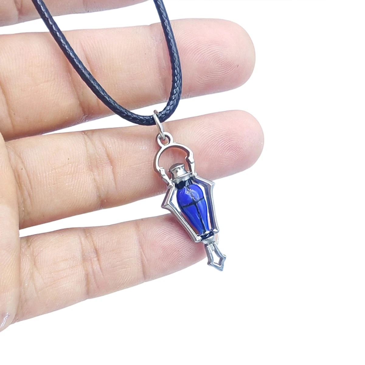 Game Genshin Impact Lightkeepers Flins Pendant Necklace Kyryll Chudomirovich Flins Earrings Cosplay Jewelry Accessories Gifts