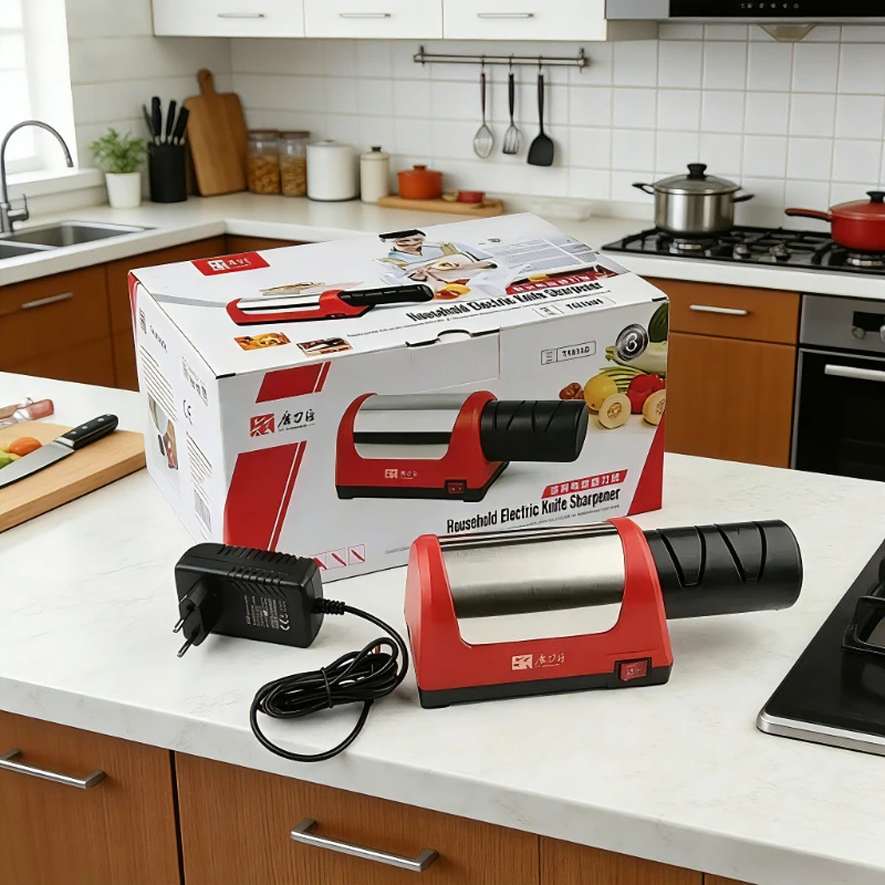 TAIDEA Top Level T1031D Electric Diamond Steel Sharpener With  2 Slot For  Kitchen Ceramic Knife