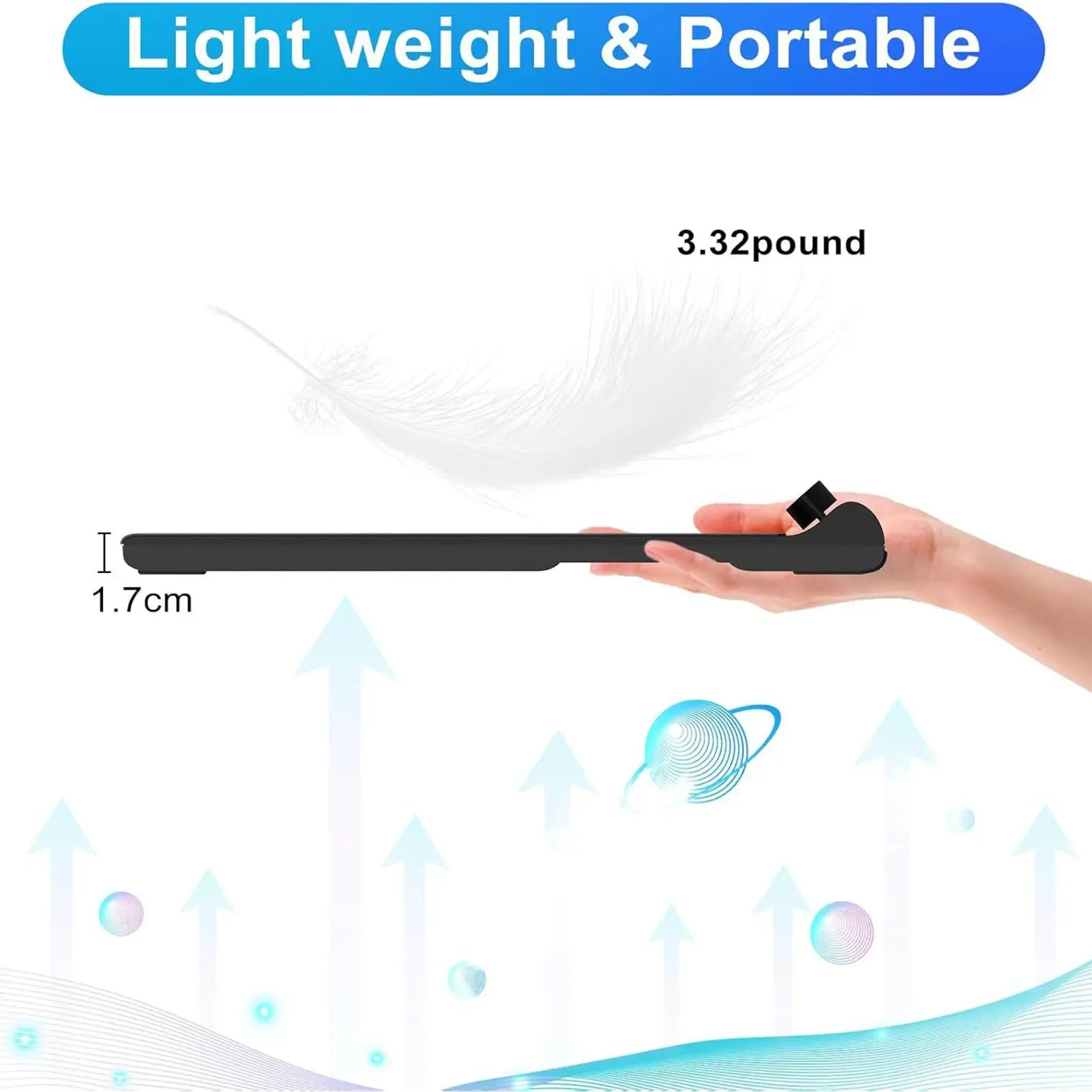 Monitor portatile Dispositivo di visualizzazione a colori reali Monitor da viaggio sottile da 15,6 pollici per laptop PC Tablet Uffici Home Media Indoor