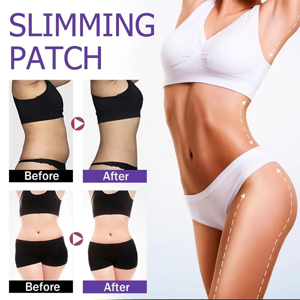 30Pcs/Box Weight Loss Slim Patch Navel Sticker Effective Slimming Product Fat Burning Detox Belly Waist Plaster Dropshipping