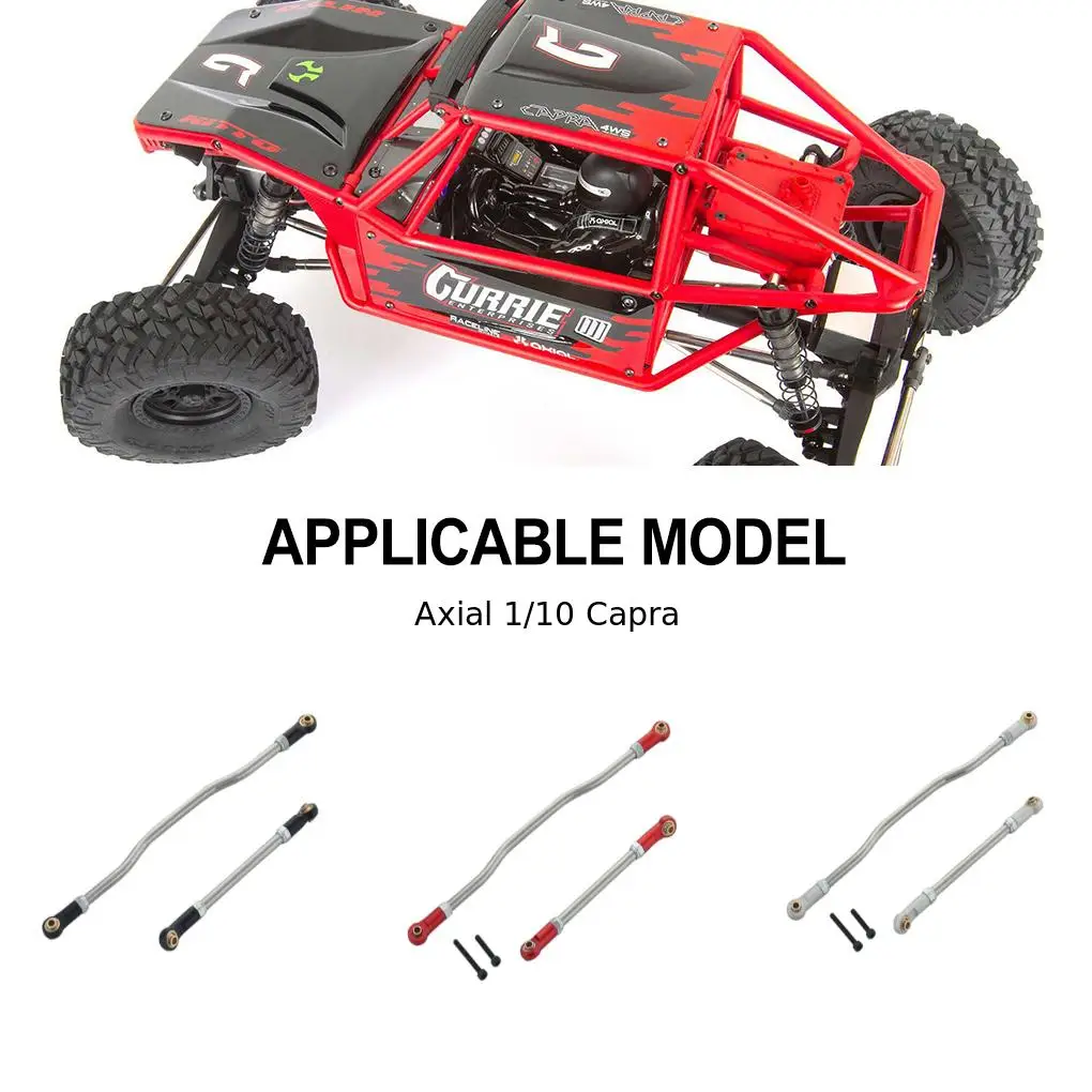 Lega di alluminio 1/10 asta di collegamento dello sterzo per Axial Capra RC Car Part RC accessori per auto parti di ricambio parte di aggiornamento