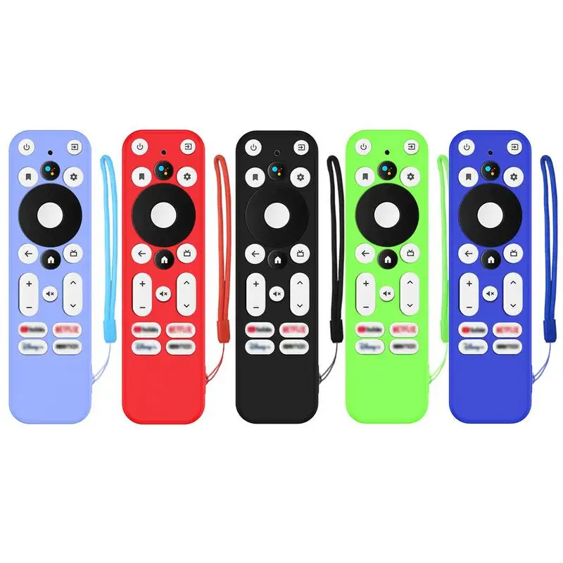 Remote Control Protective Case For TV 2K FHD Streaming Stick Silicone Cover Compatible Remote Cover With Lanyard