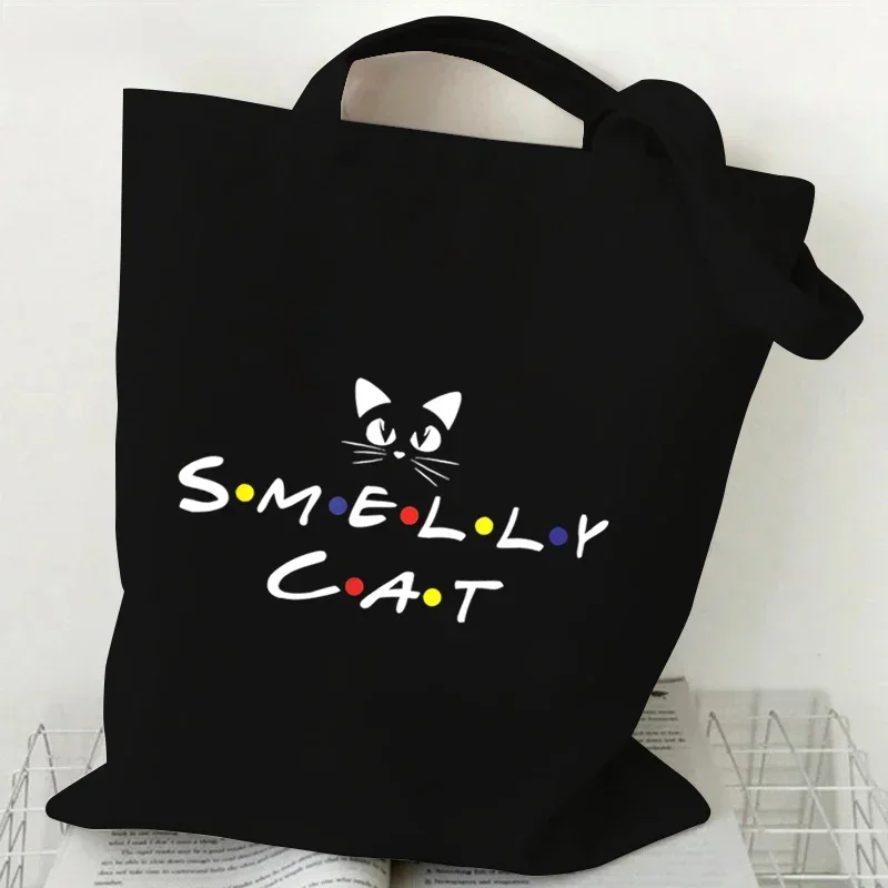 

Inspired Canvas Tote Bag Collection Humorous Quote Classic Pattern Handbag for TV Fans Daily Use Shopping Bags