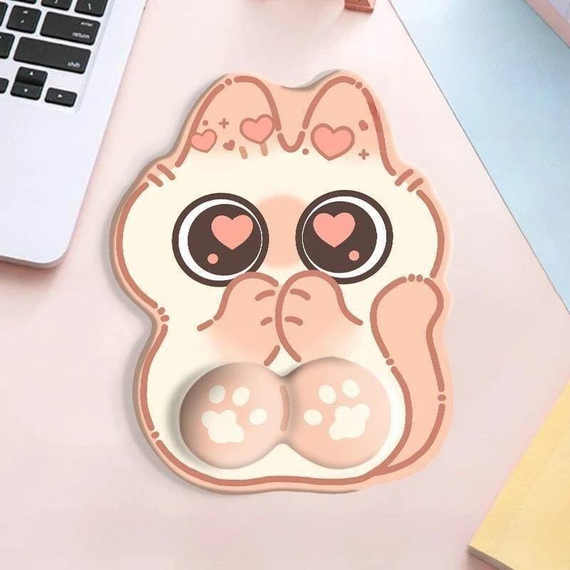 Azuki Mouse pad Cartoon and Cute Fashionable Personalized Creative High-Value Portable Home Office Computer Wrist Rest Soft Pad - view 4
