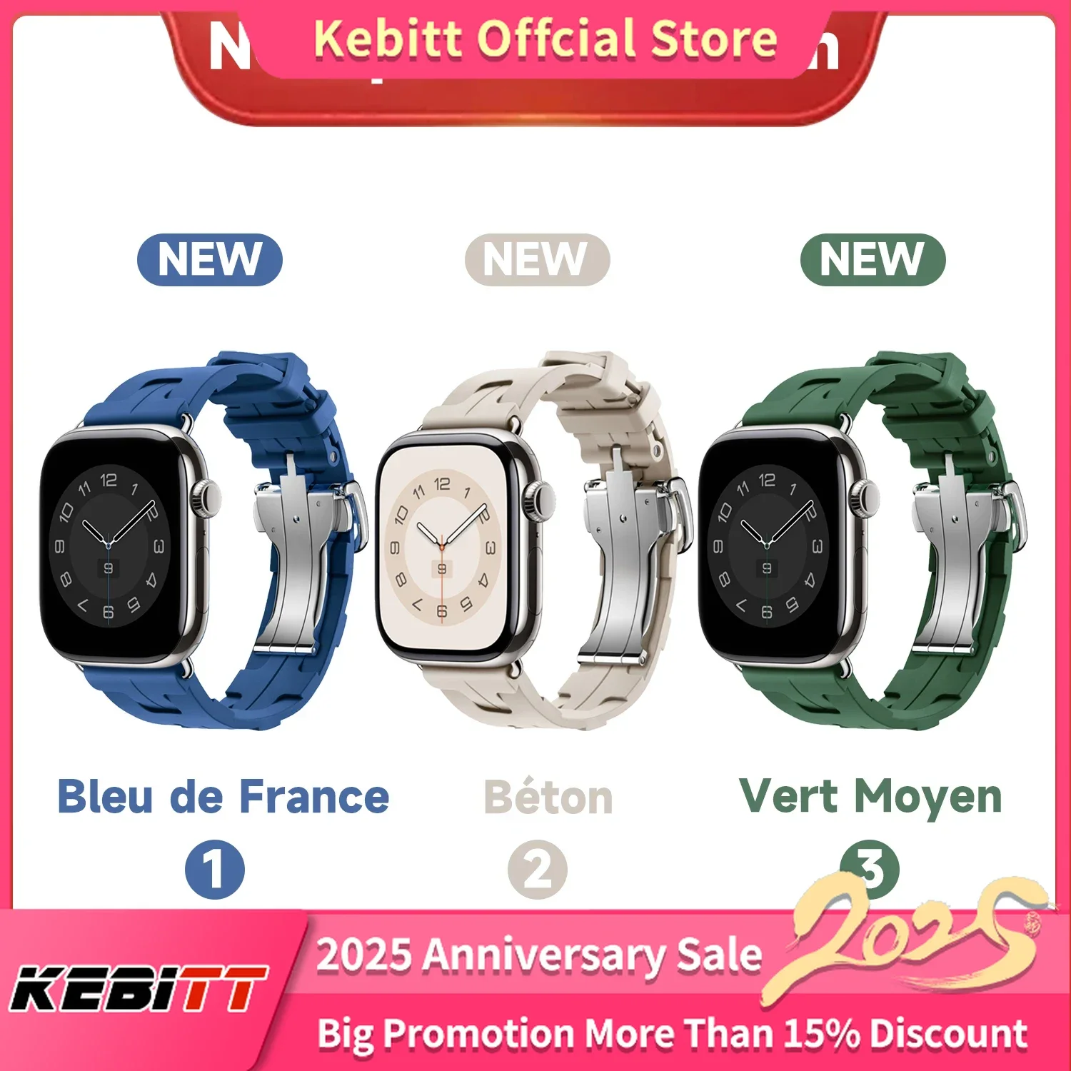 ใหม่ Kilim คุณภาพสูงหัวเข็มขัดสําหรับ Iwatch Ultra 2 Apple Watch Series 10 9 8 7 46 มม.42 มม.49 มม.45 มม.41 มม.