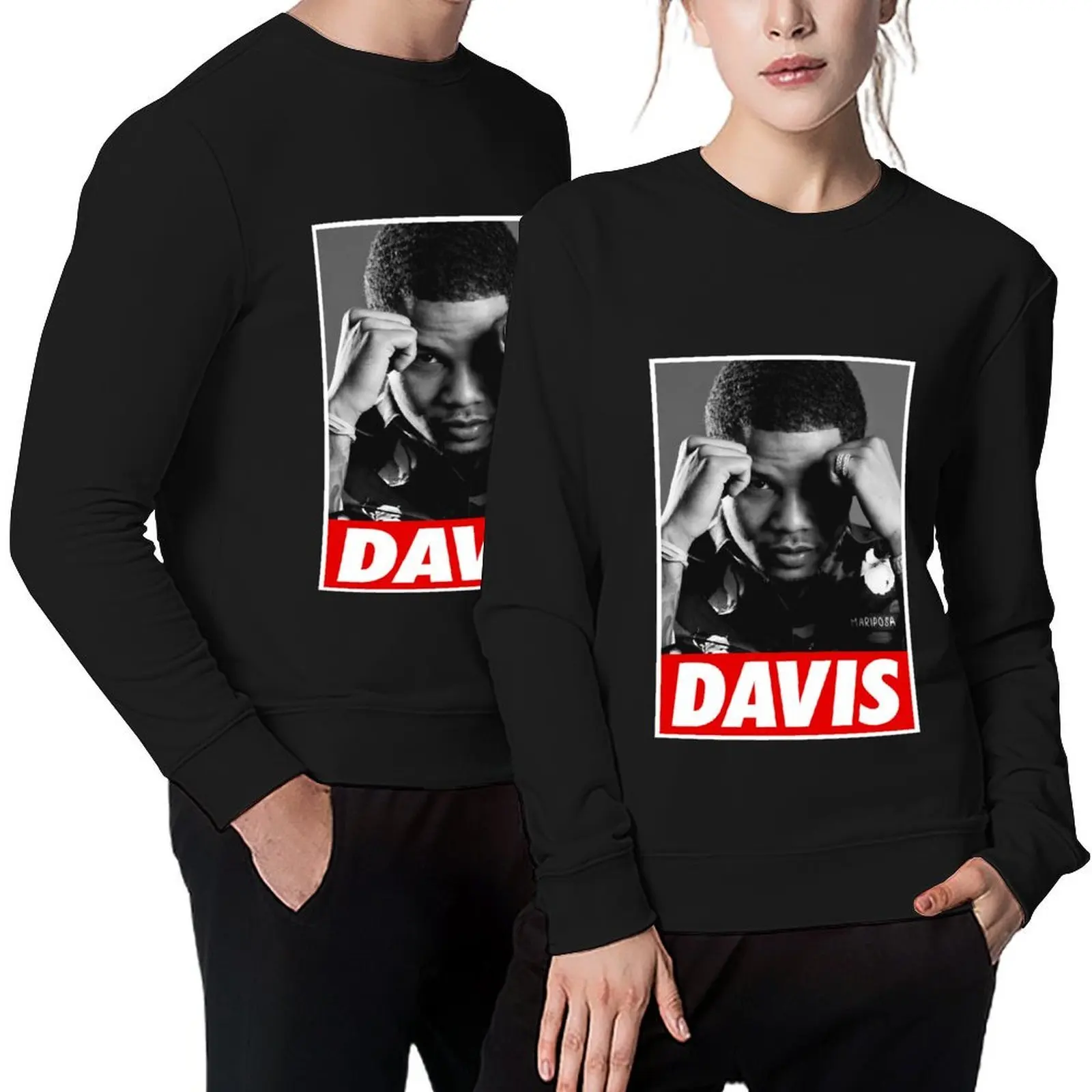

GERVONTA DAVIS Pullover korean autumn clothes blouse men clothes men's winter sweater sweatshirts