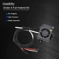 3D Printer Ender 5 Full Assembled Extruder Kit 24V with 2pcs Cooling Fans 1.75mm 0.4mm Nozzles Hot End for Ender 5 3D Printer