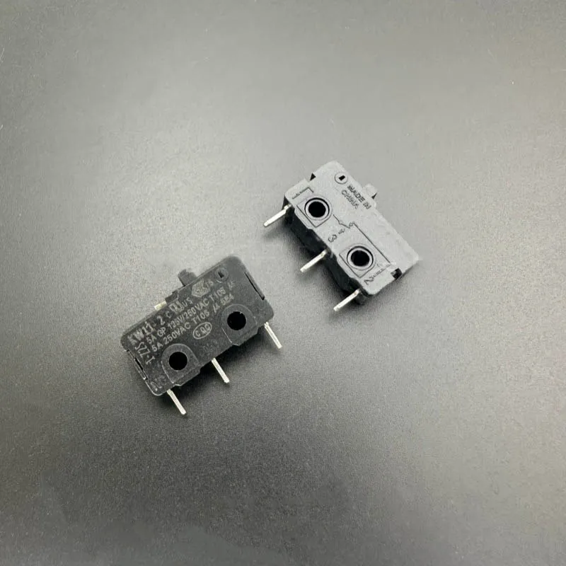 Microswitch KW11-2 travel limit detection reset 3 pointed feet 5A125/250V T105 touch the high key lightly