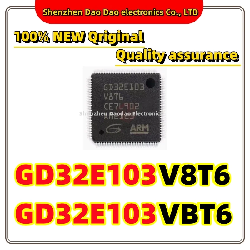 

GD32E103V8T6 GD32E103VBT6 LQFP-100 MCU Microcontroller chip IC new original