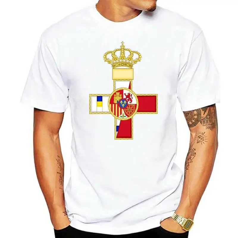 Military Merit Spain Spain Army Military Badge Emblem Unit Condecoracion 2022 Summer Fashion Cotton Mens Tee Shirts