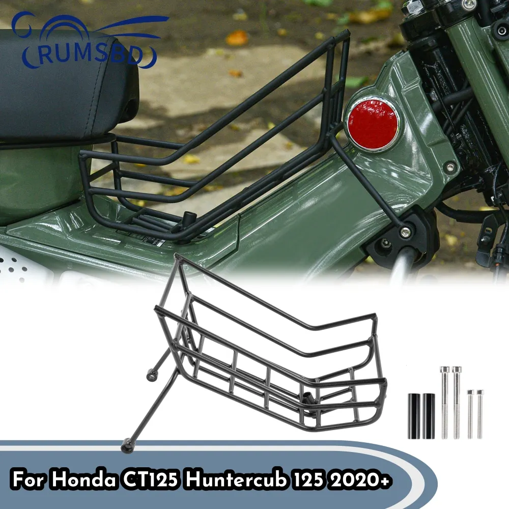 

Motorbike Front Driver Center Rack Luggage Bracket Holder Middle Cargo Carrier Shelf For Honda CT125 Hunter Cub CT 125 2020-2023