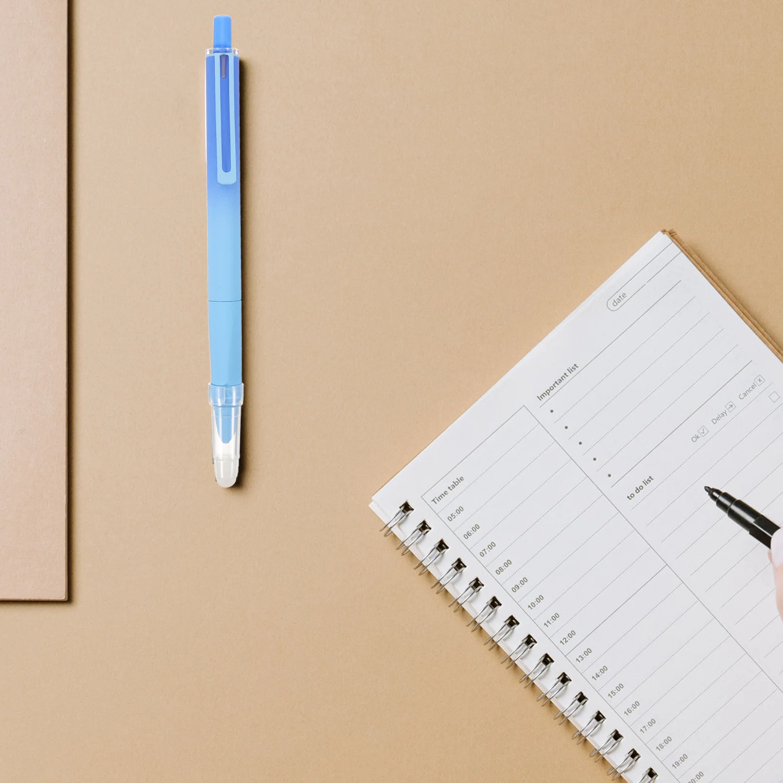 1 Buah Pena Kaligrafi Isi Ulang Kapasitas Besar Koreksi Postur untuk Hadiah Siswa Alat Tulis Halus Alat Tulis Logam