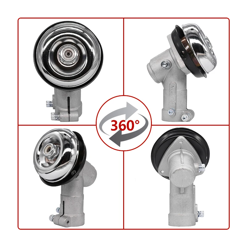 Xcan 7/9 t adaptador de cabeça de aparador de grama 26/28mm cortador de escova cabeça de engrenagem cortador de grama ferramenta elétrica de jardim