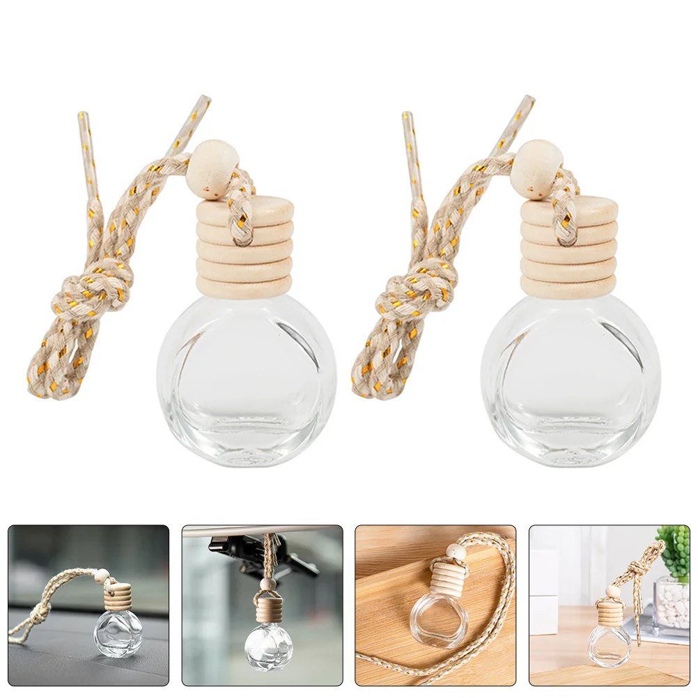 

Car Perfume Bottle Essential Oil Diffuser Refillable Bottles Hanging Accessories Air Freshener Fragrance Diffusers Scent Water