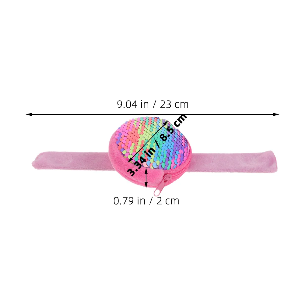 2 szt. Dziecięca portmonetka bransoletka zatrzaskowa z motywem jednorożca, lekka opaska na nadgarstek na przyjęcia, spotkania rodzinne, bransoletka jednorożec zatrzaskowa