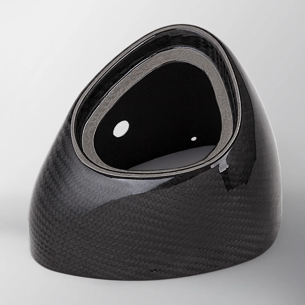 

Motorcycle exhaust pipe muffler accessory cover, carbon fiber cover, front separate cover S4 EXHAUST PIPE TAIL COVERCARBON FIBER