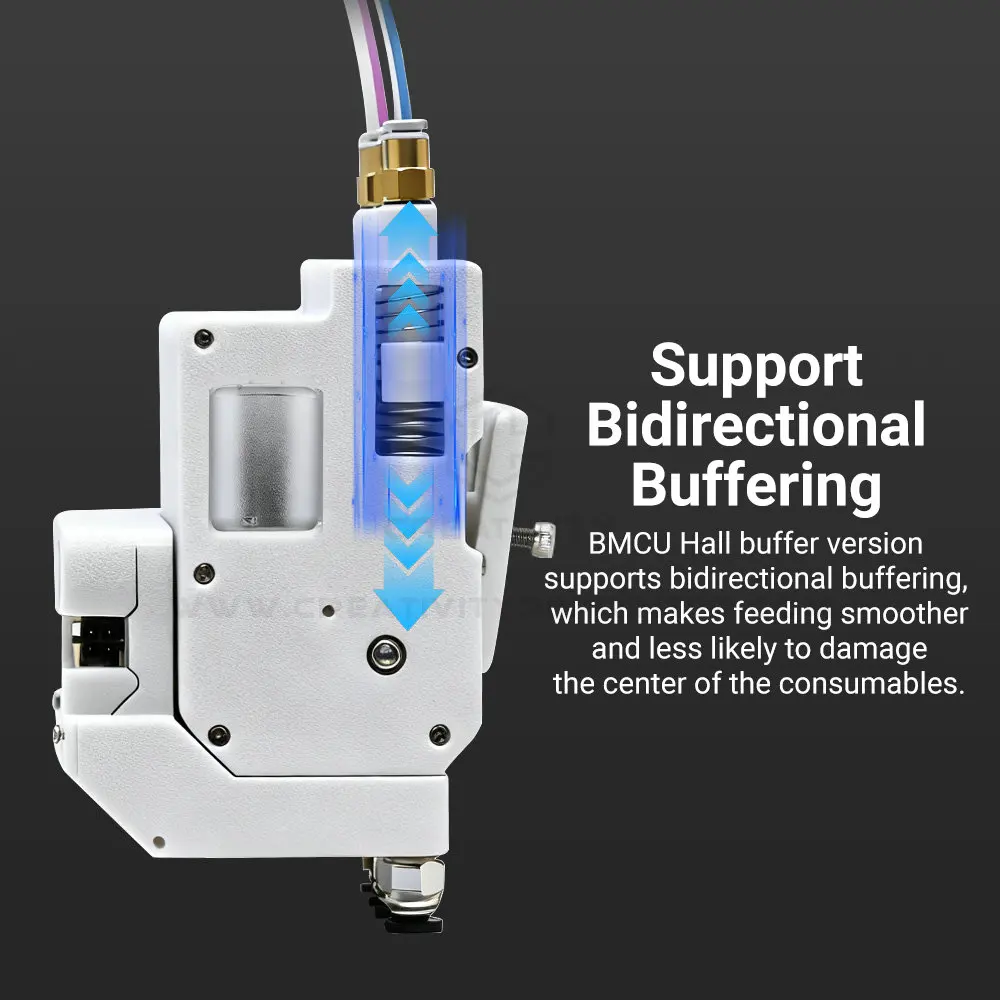 Última unidad agrícola de recarga automática BMCU 370C AMS Lite de 4 canales con Sensor de búfer bidireccional para la serie BambuLab A1/A1 MINI/P1