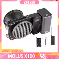 ZHIYUN MOLUS X100 100W COB Photography Lighting 2700-6500K Bi-color Pocket Video Light for Outdoor Live Video Shooting