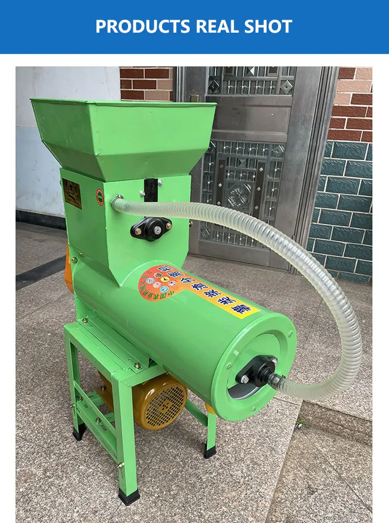 Stainless Steel Fruit Grinder Sweet Potato Apple Crusher Starch Grinding Machine Pulp Residue Separation Refiner With Motor