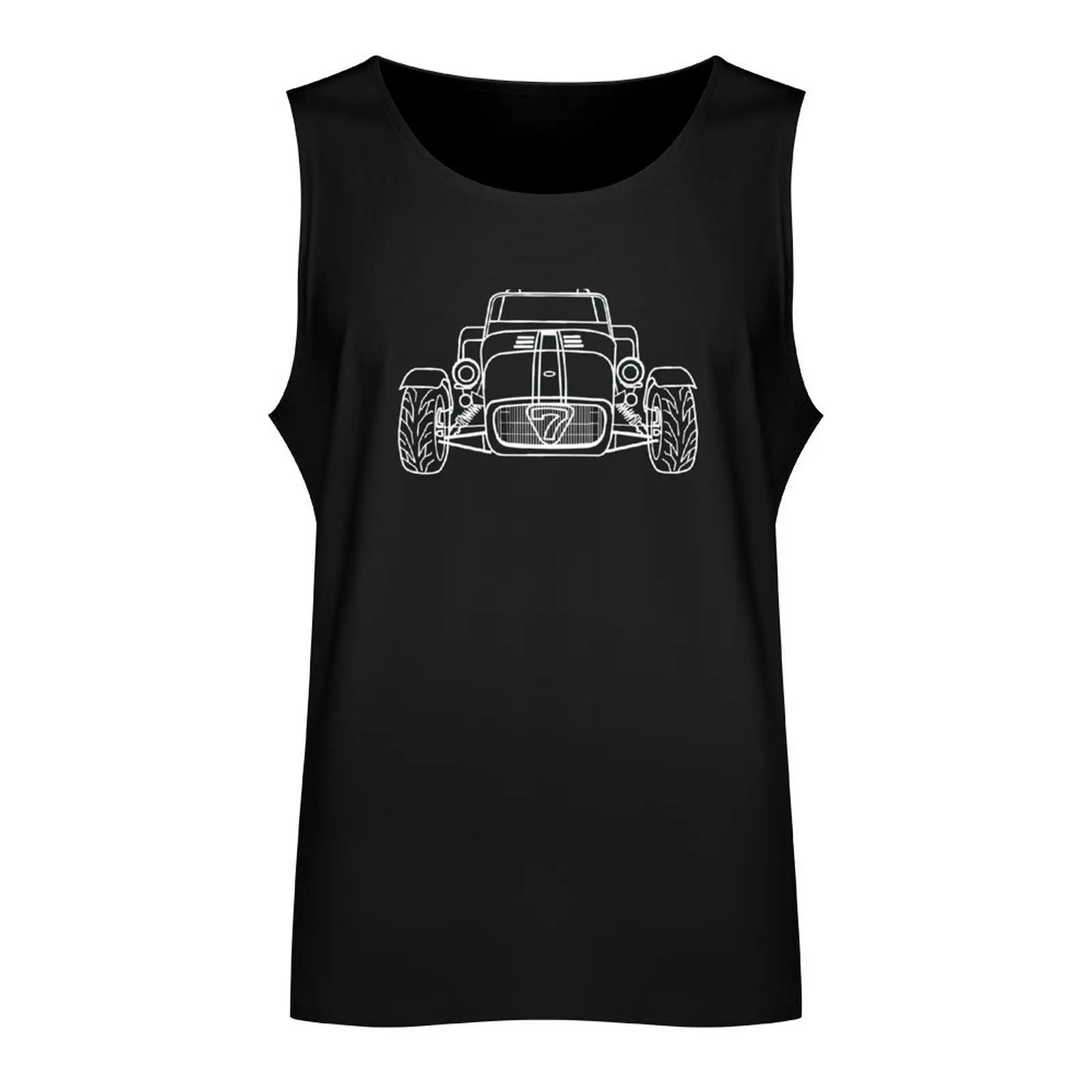 Caterham Super 7 Tank Top t-shirts for Men's gym gym t-shirts man vests for men sleeveless gym shirts male