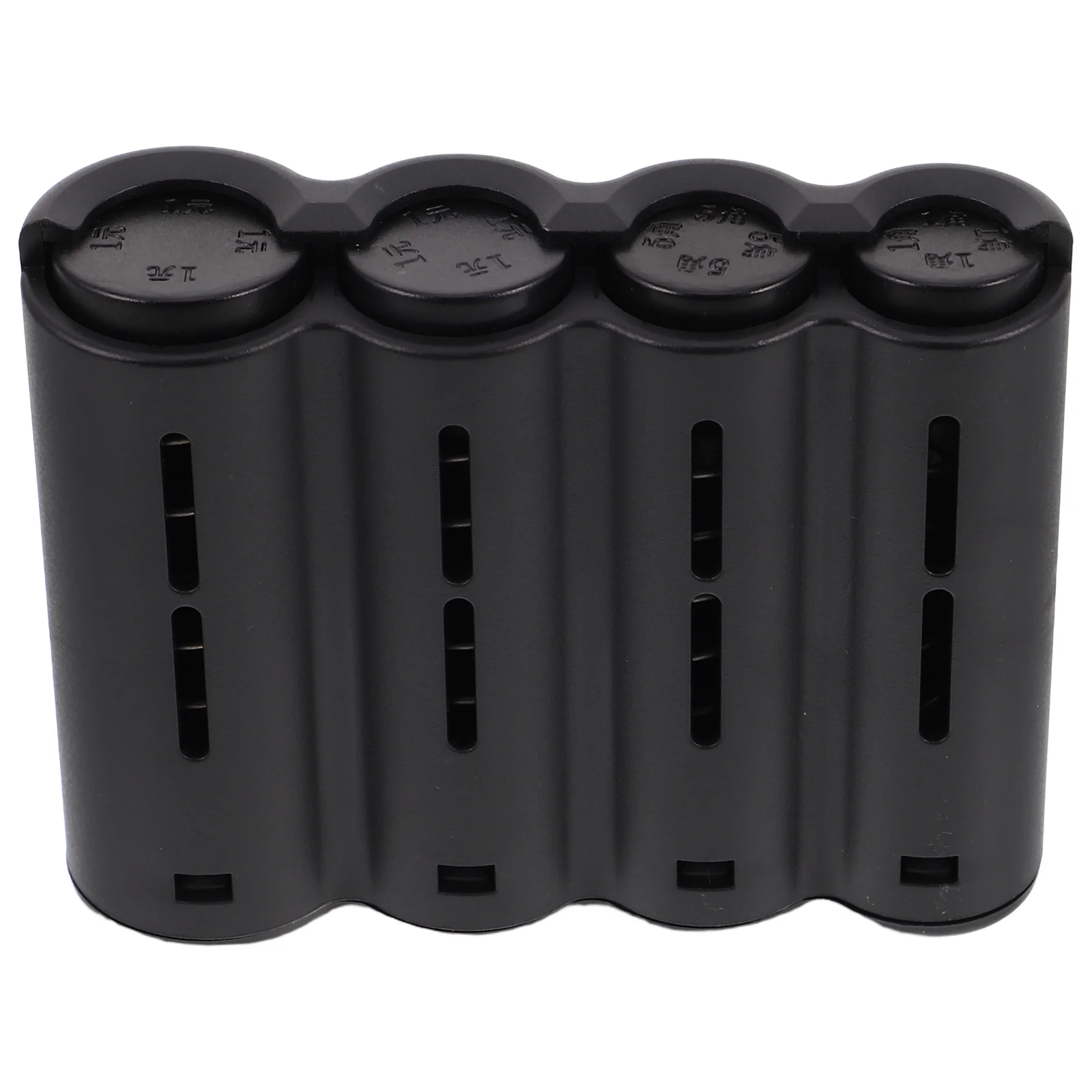 Coin Storage Box 4-Slot Plastic Coin Holder Case Protector Organizer for Home Office Store Use Tube Holder Storage