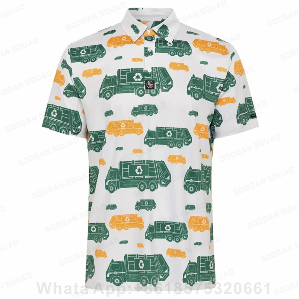 

Новинка 2023, одежда для гольфа, детский летний топ с короткими рукавами, удобная повседневная спортивная рубашка поло на пуговицах, дышащая модная футболка