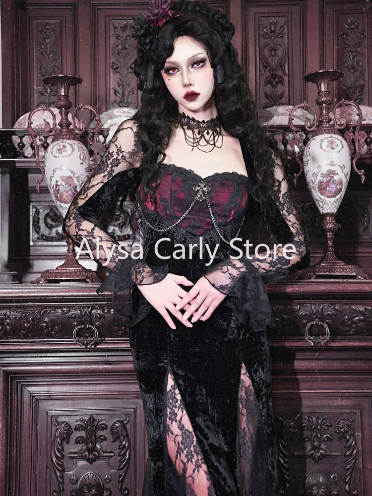 goth fairy dress Fairy goth fishtail dress – Cutiekill main image 0