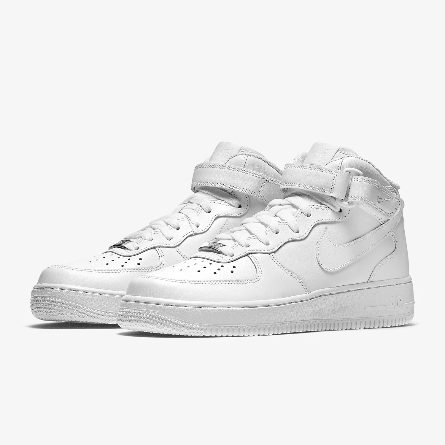 Nike Authentic AIR FORCE 1 Air Force One Zapatillas deportivas informales de caña alta para mujer 366731-100