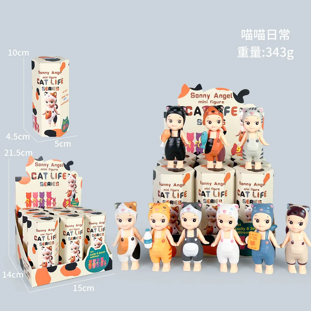

New Blind Box Kawaii Sonny Angel Dog Time Series Action CharacterToys Dolls For Fans Children Christmas Gifts Multiple Random Se