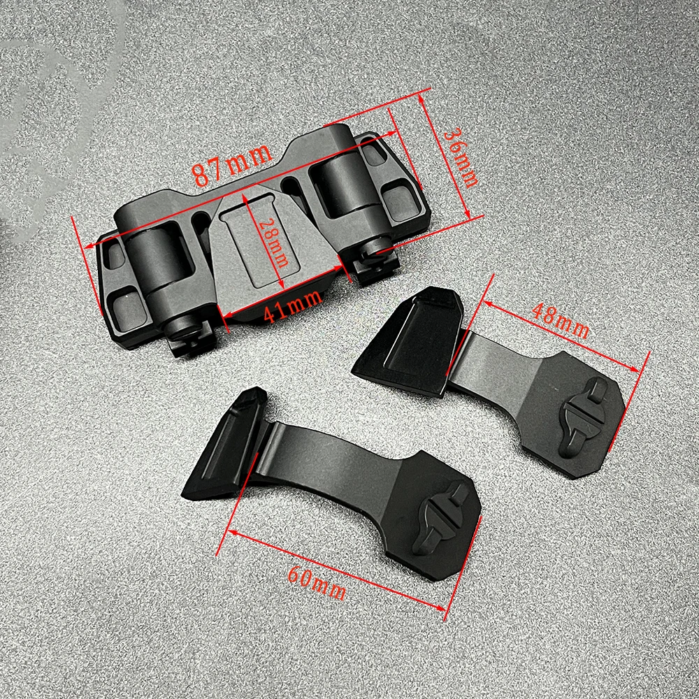 Soporte de casco para gafas visión nocturna NVG PVS-14 metal