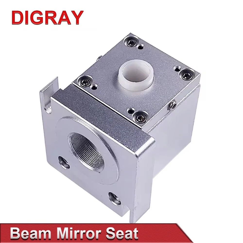 DIGRAY CO2 Laser Beam Mirror Seat Is Equipped with Red Light Indicator Beam Combining Mirror & Beam Expanding Mirror.