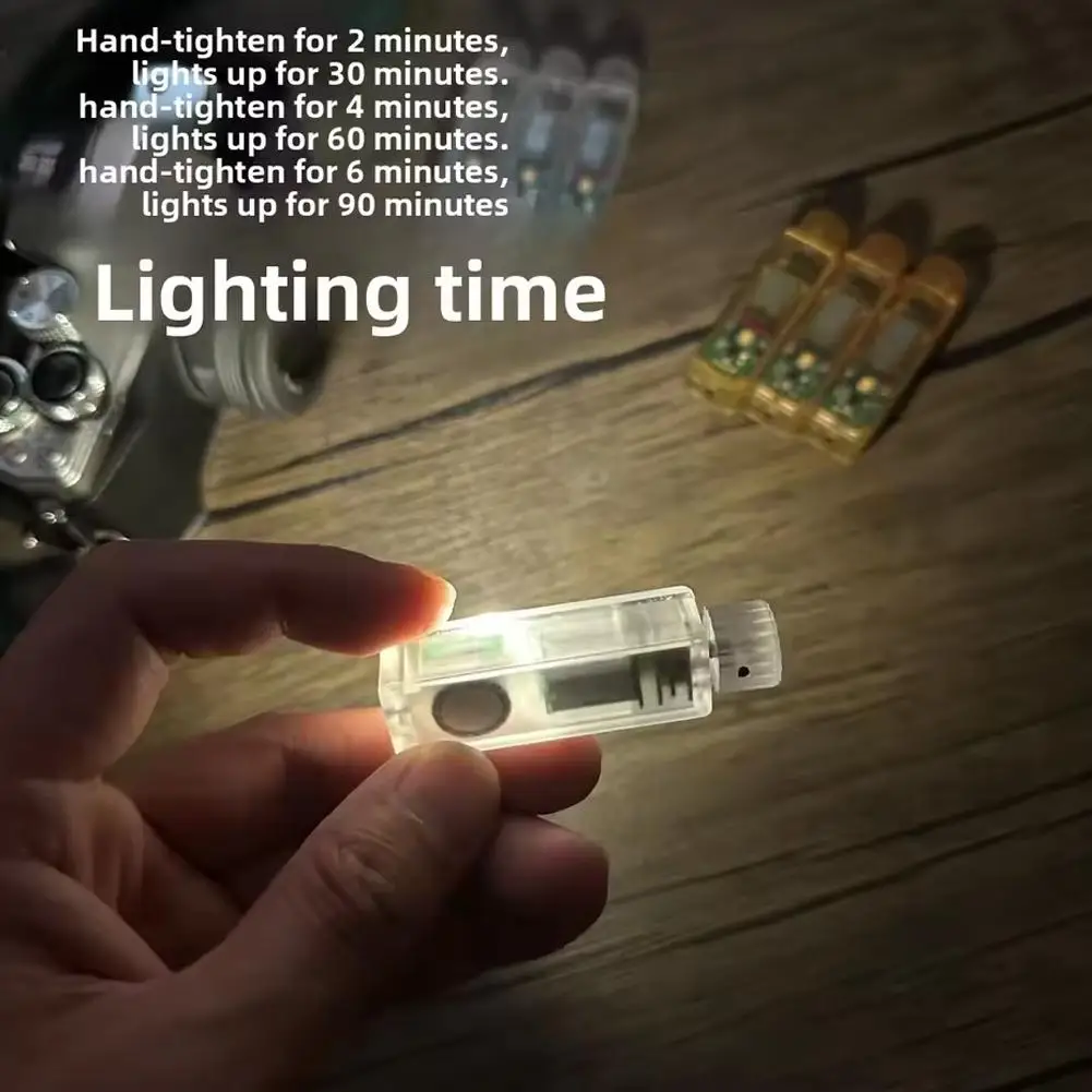 Pocket Mini Flashlight Outdoor Hand-twisted LED Emergency Light Hiking Camping Trail EDC Fidget Toys Decompression Toys