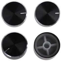 High Quality Aluminium Alloy 26x14mm 6mm Shaft Hole Aluminum Alloy Potentiometer Knob Volume Control Knob Potentiometer Knob