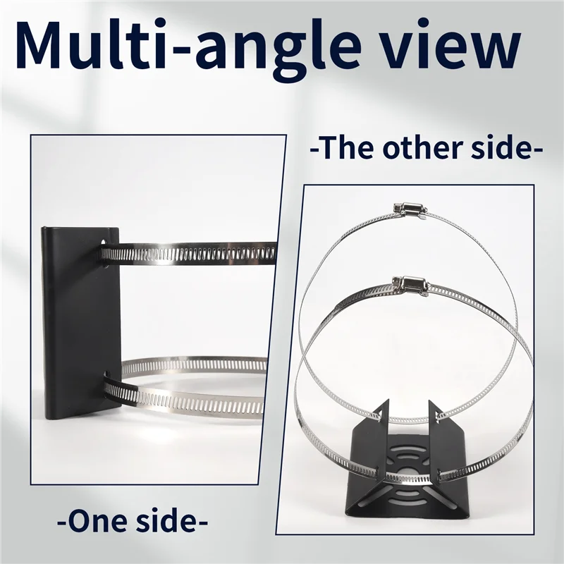 Staffa di montaggio a parete con staffa per telecamera con montaggio su palo verticale universale per telecamera di sicurezza CCTV PTZ Dome