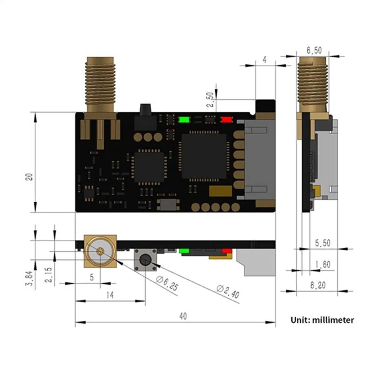 ☶ ❈ ＊ ♥ Módulo Sem Fio Lora AC - Lora Sx1278 avaliação e preço