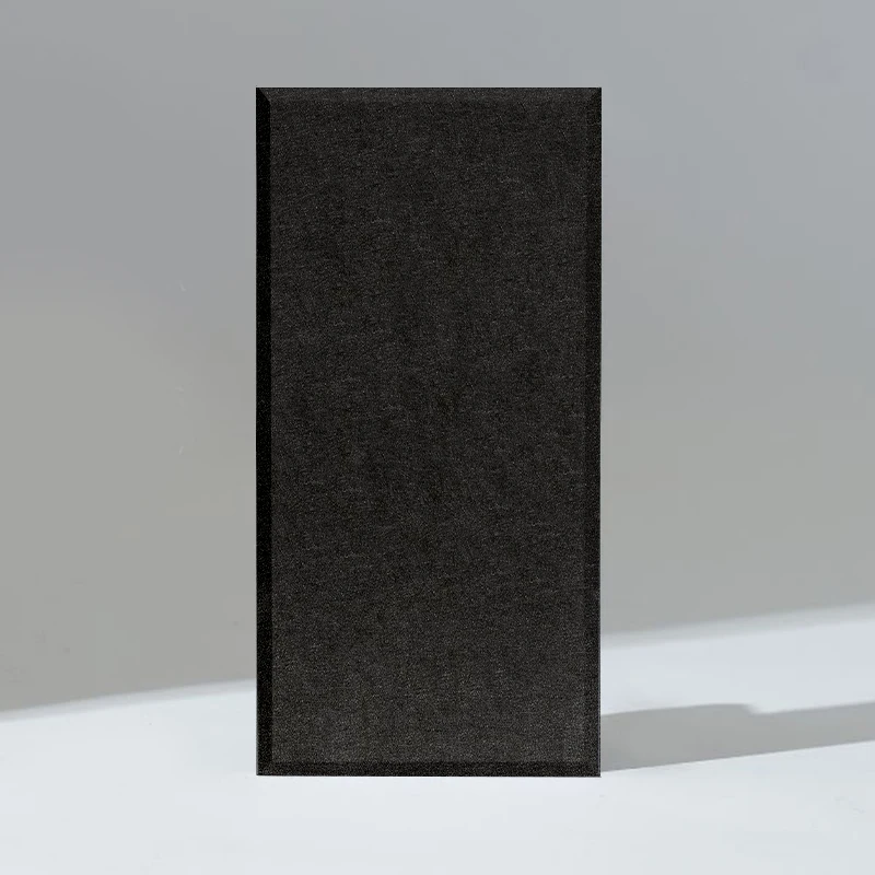 High Density Sound Proof Insulation Acoustic Wall Panel 6PCS 30x60CM 0.9CM Soundproofing Absorbing Pin Note Felt Memo Cork Boards for Wall Ceiling Studio Treatment Office Home Living Room Bedroom Decor School Decorative