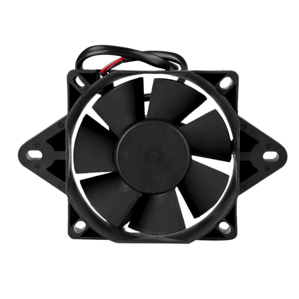 

look-Motorcycle Cooling Fan, Electric Engine Cooling Fan Radiator for Motorcycle ATV Go Kart Quad