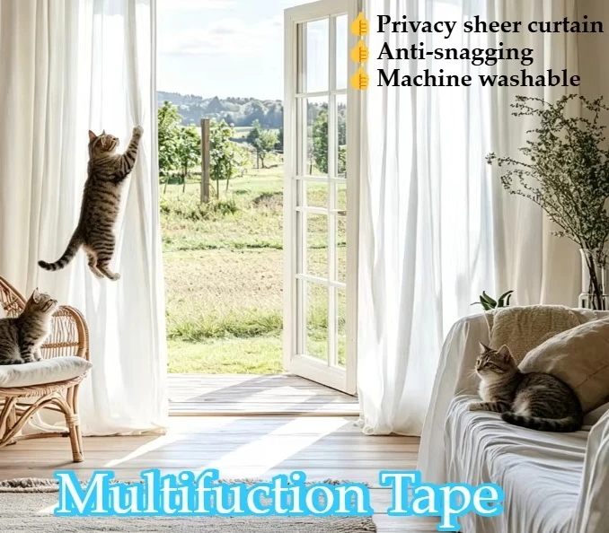 Thicken To Protect Privacy Chiffon Soft White Tulle Sheer Curtains Luxury Window Decor Voilage for Living Dining Room Bedroom