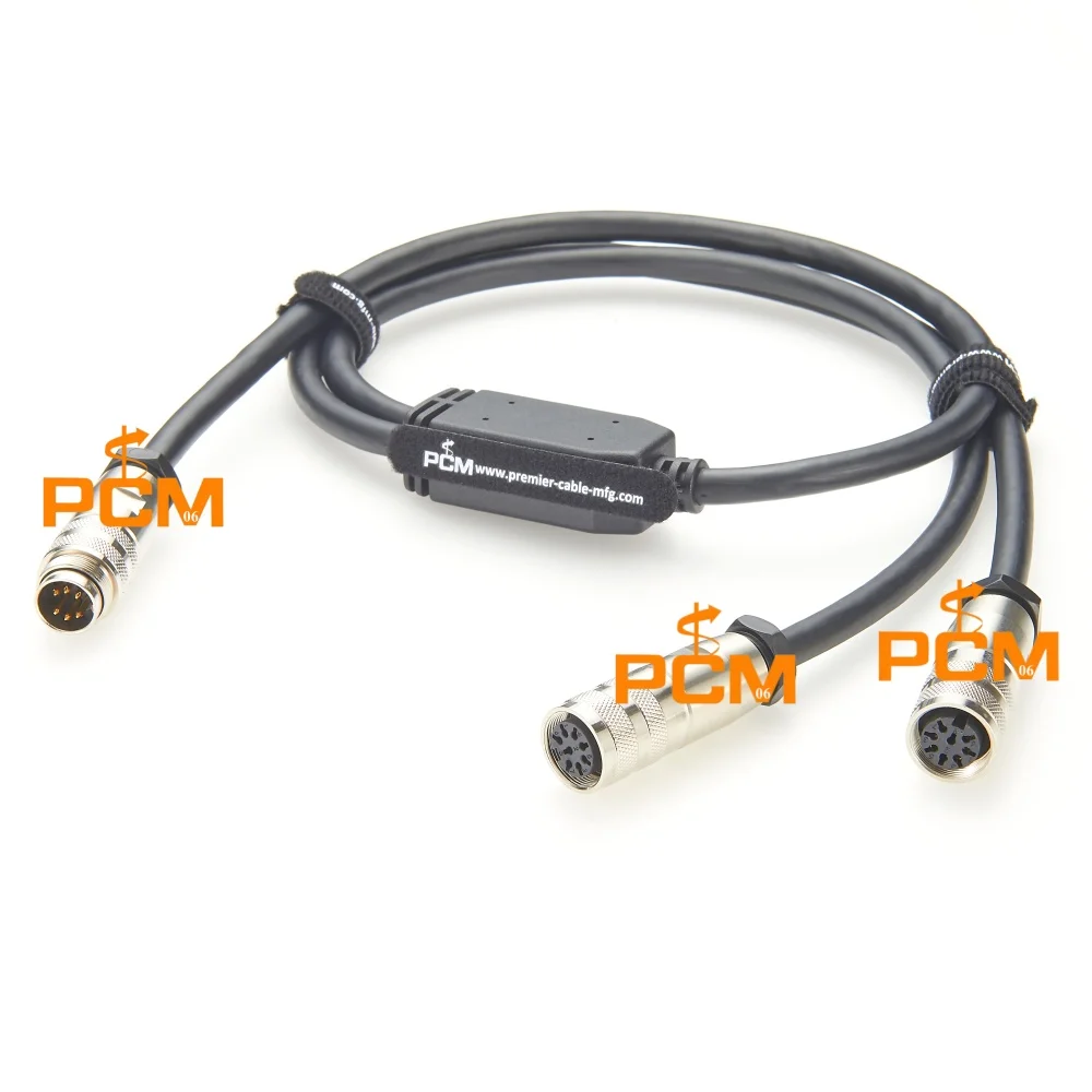 AISG RET Control Cable Y Splitter IP67 Outdoor Cable Compliant with AISG 2.0 and IEC 60130-9 for 5G Base Station Antenna System