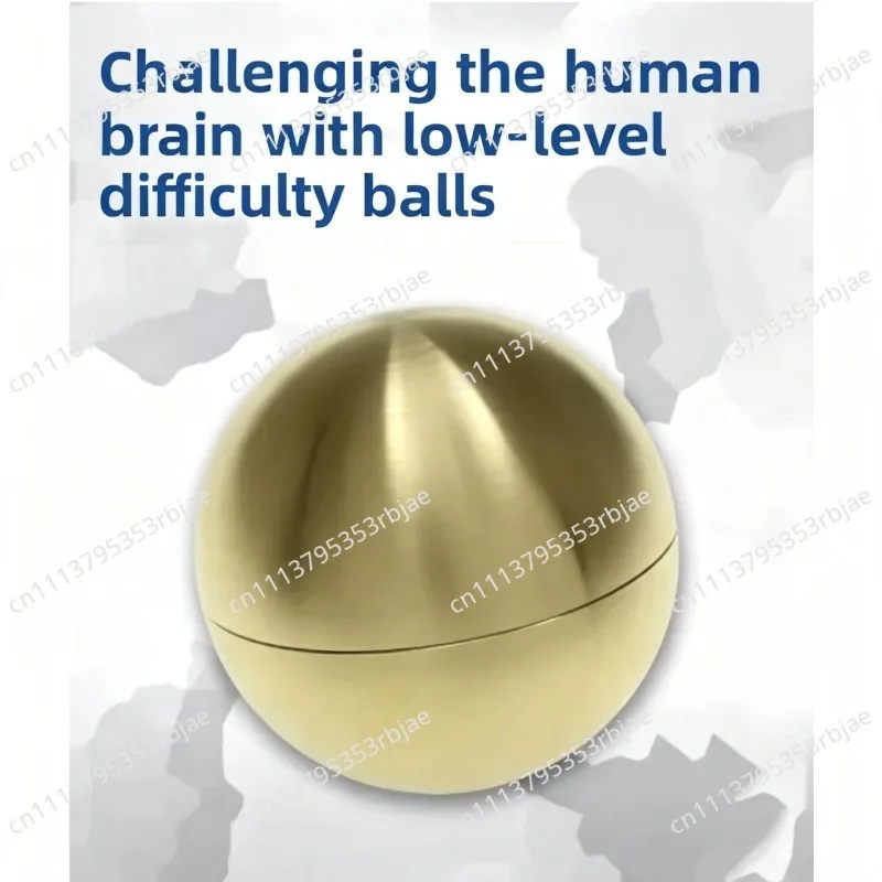 Limited puzzle level 10 difficulty metal Titan ball decompression puzzle high IQ brain burning toy Decompression toys