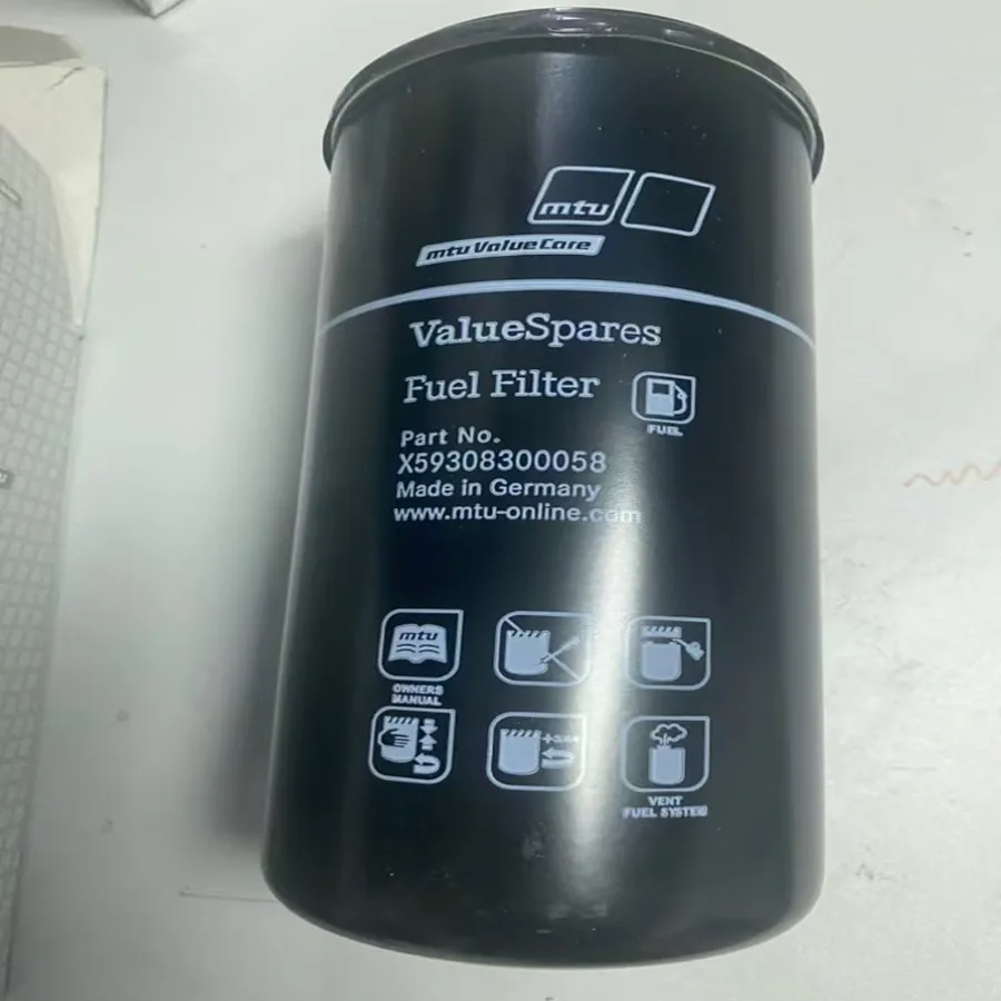 رائجة البيع قطع غيار محركات MTU الأصلية X59308300058 فلتر الوقود سبين أون