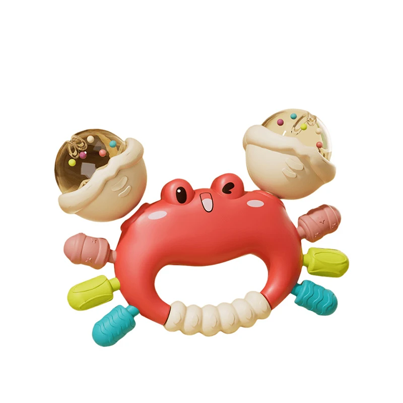 Bebê calmante novo caranguejo emocionante brinquedo para crianças de 0 a 12 meses, água fervente e tocando