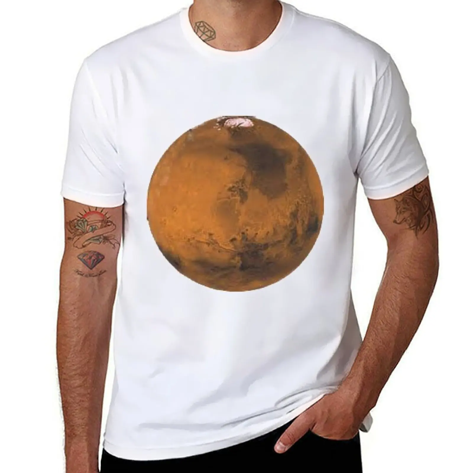

Mars T-Shirt anime t shirts oversize men t shirt cotton 100% T-Shirt