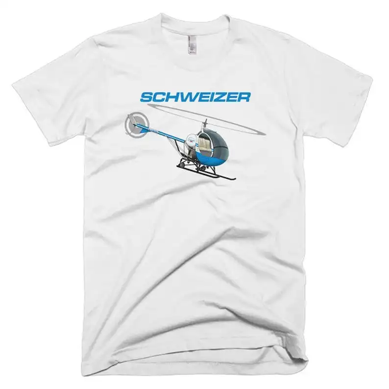 Schweizer 300 CBI Helicopter T-shirt Personalized with Your